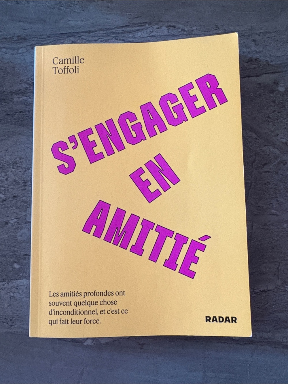 S’engager en Amitié de Camille Toffoli
